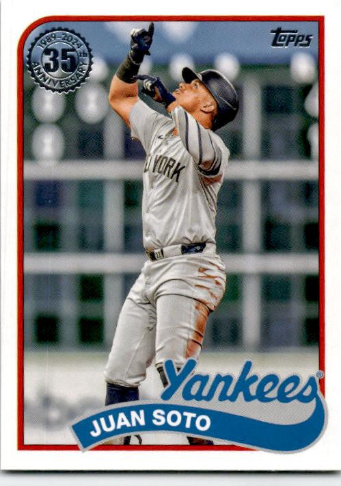 2024 Topps Update 1989 Topps 35th Anniversary #89US-31 Juan Soto Yankees
