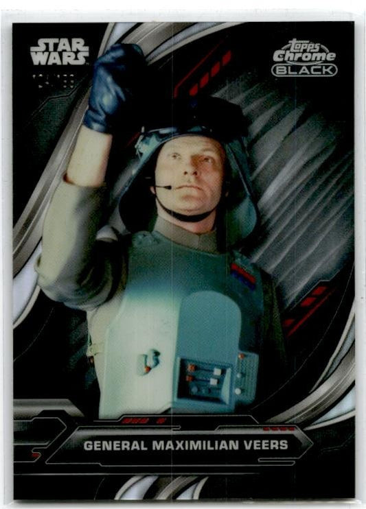 2024 Topps Chrome Black Star Wars #50 General Maximilian Veers /199