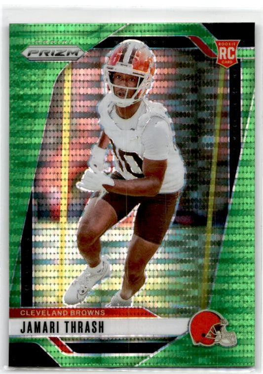 2024 Panini Prizm #340 Jamari Thrash Neon Green Pulsar
