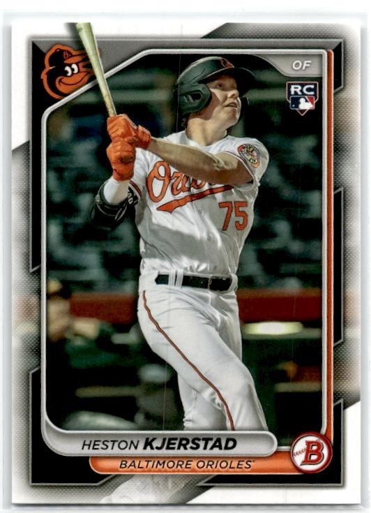 2024 Bowman #9 Heston Kjerstad Baltimore Orioles