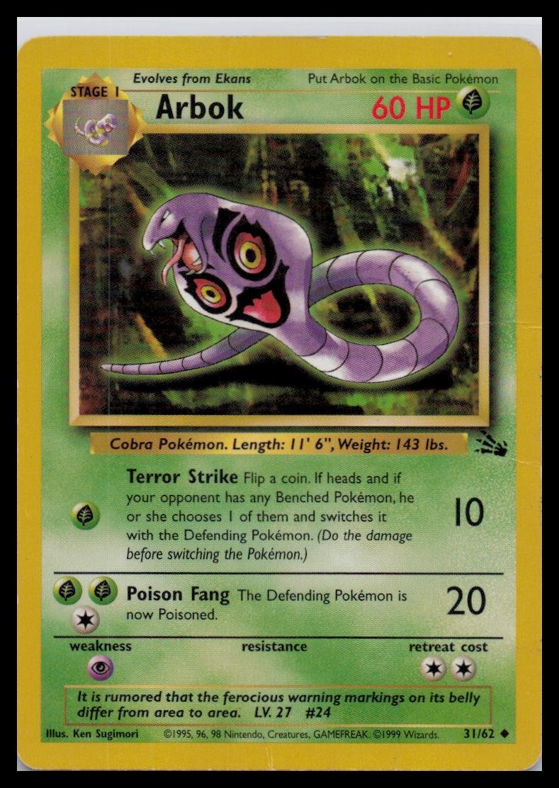 Fossil #31/62 Arbok