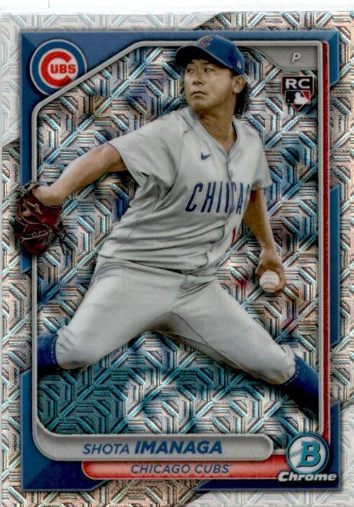 2024 Bowman Chrome Mojo Refractors #41 Shota Imanaga Rookie Chicago Cubs