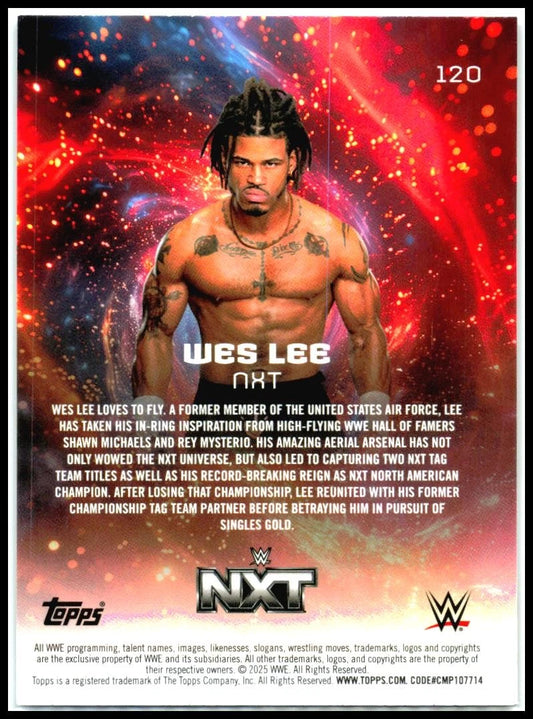 2025 Topps Universe WWE #120 Wes Lee