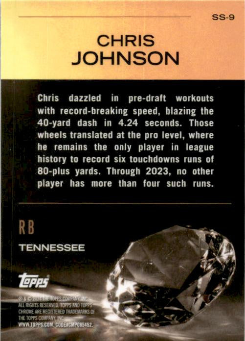 2024 Topps Chorme Pink Sunday Swag #SS-9 Chris Johnson