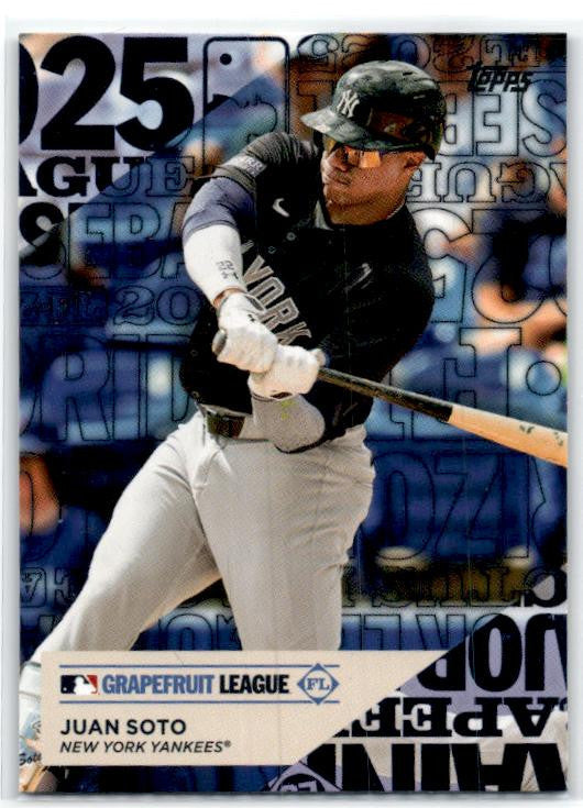 2025 Topps #TG-22 Juan Soto Training Grounds