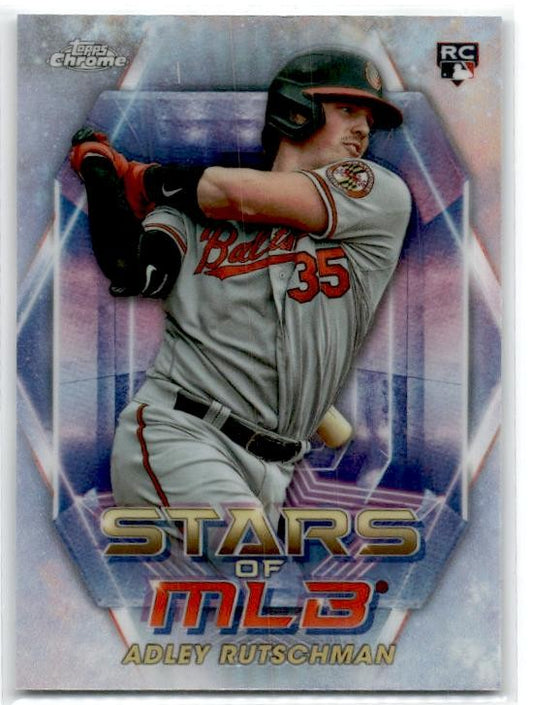 2023 Topps Stars of MLB Chrome #SMLBC-22 Adley Rutschman Baltimore Orioles