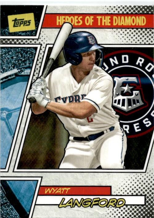 2024 Topps Pro Debut Heroes of the Diamond #HOTD-5 Wyatt Langford Express