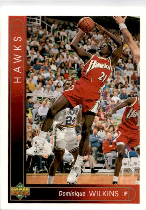 1993-94 Upper Deck #290 Dominique Wilkins Atlanta Hawks