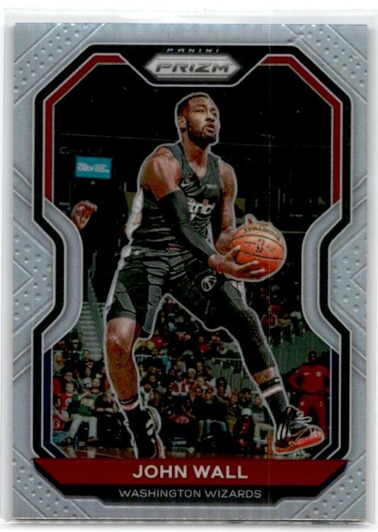 2020-21 Panini Prizm Silver Prizms #56 John Wall Washington Wizards