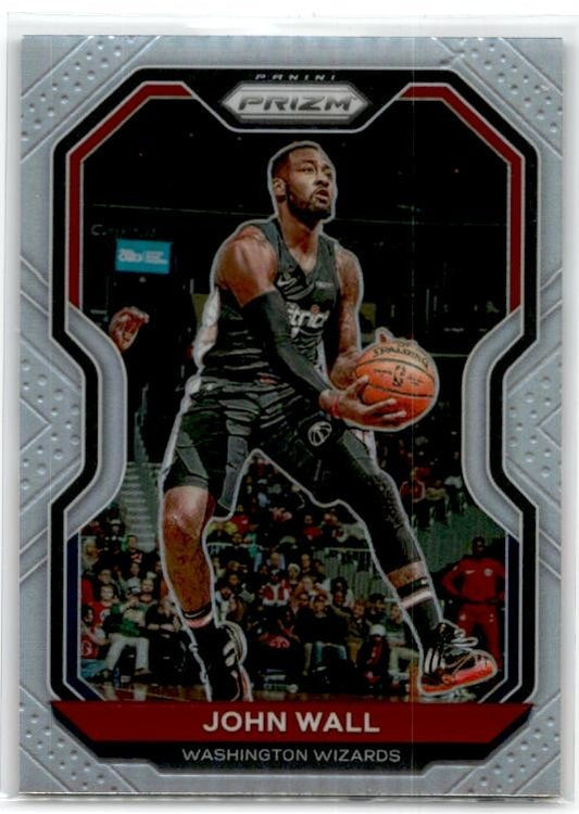 2020-21 Panini Prizm Silver Prizms #56 John Wall Washington Wizards
