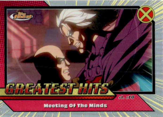 2025 Topps Finest Marvel X-Men Greatest Hits #GH-19 Meeting of the Minds