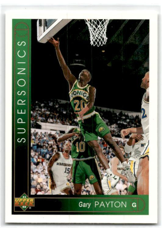 1993-94 Upper Deck French #103 Gary Payton Seattle SuperSonics