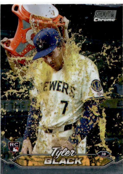 2024 Stadium Club Chrome #177 Tyler Black Rookie Milwaukee Brewers