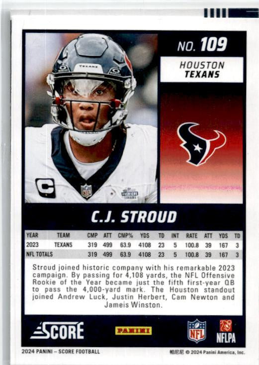 2024 Score Celebration #C-CSD C.J. Stroud Houston Texans