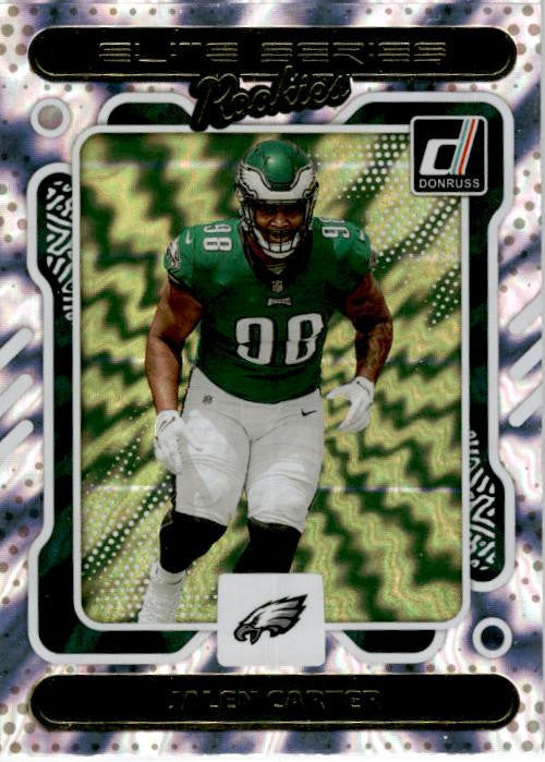 2023 Donruss Elite Series Rookies #5 Jalen Carter Philadelphia Eagles