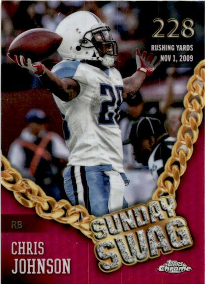 2024 Topps Chorme Pink Sunday Swag #SS-9 Chris Johnson