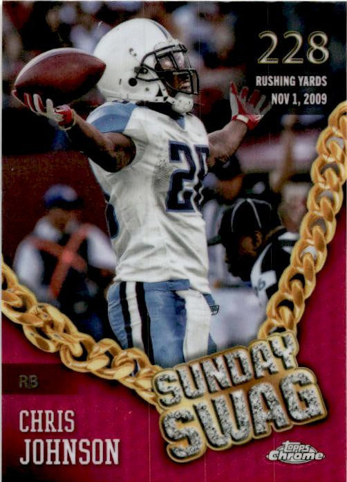 2024 Topps Chorme Pink Sunday Swag #SS-9 Chris Johnson