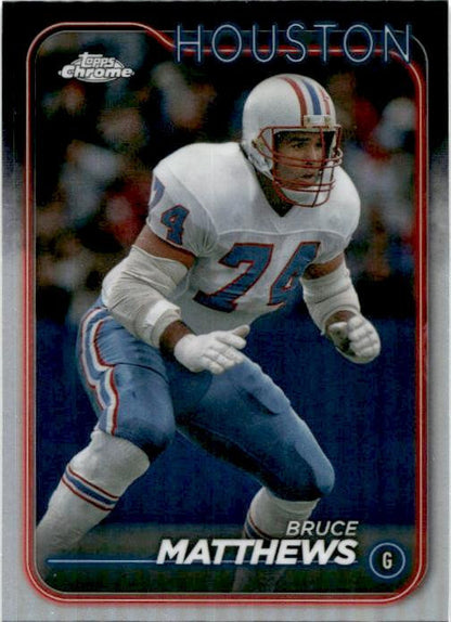 2024 Topps Chorme Refractor #190 Bruce Matthews