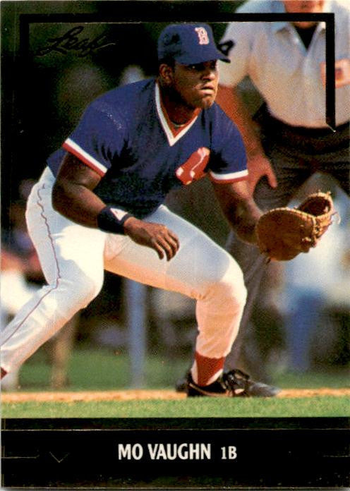 1991 Leaf Gold Rookies Numbered Variations #271 Mo Vaughn Boston Red Sox