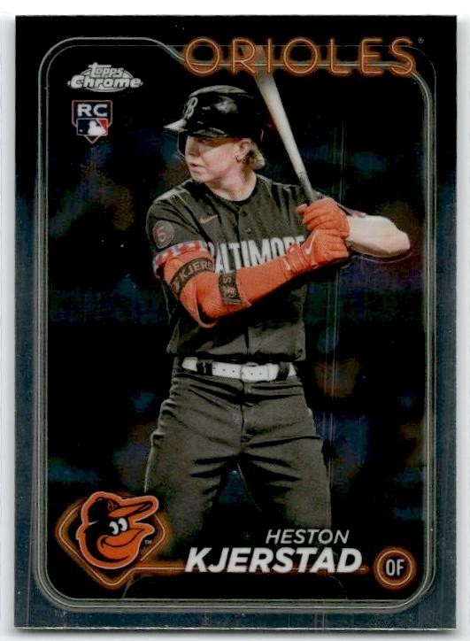 2024 Topps Chrome #142 Heston Kjerstad Rookie Baltimore Orioles