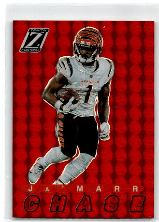2023 Panini Zenith 1994 Pacific Red #8 Ja'Marr Chase Cincinnati Bengals