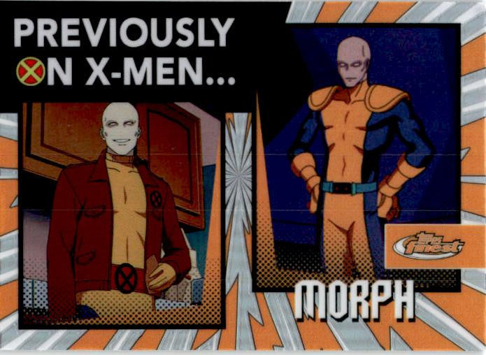2025 Topps Finest Marvel X-Men Previously On X-Men #PO-5 Morph
