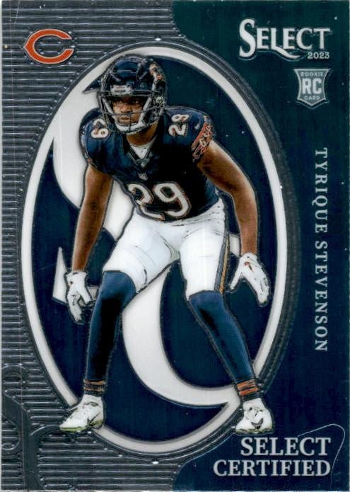 2023 Panini Select Select Certified Rookies #CRO-TST Tyrique Stevenson Bears
