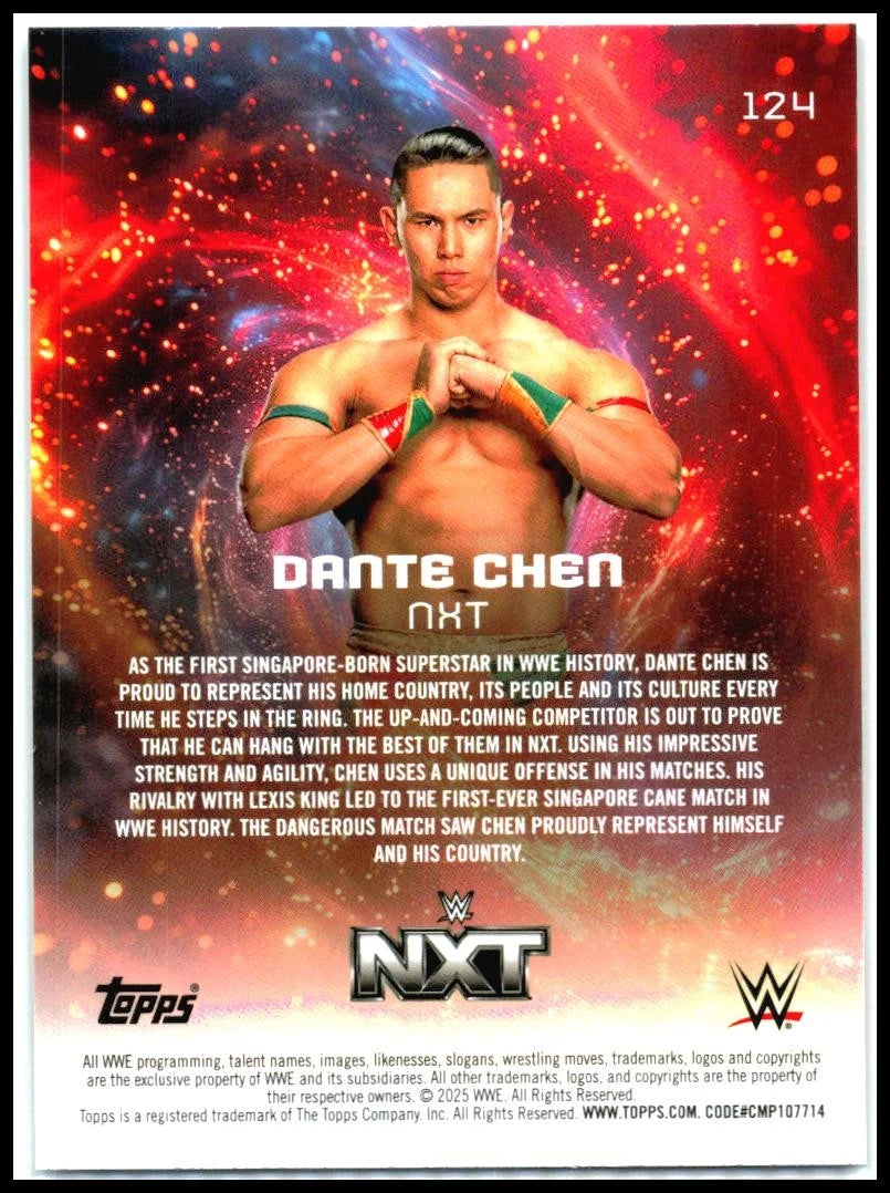 2025 Topps Universe WWE #124 Dante Chen