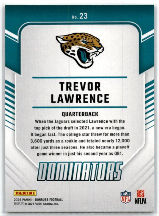 2024 Donruss #23 Trevor Lawrence Dominators