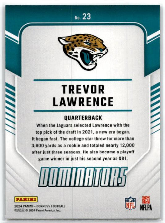 2024 Donruss #23 Trevor Lawrence Dominators