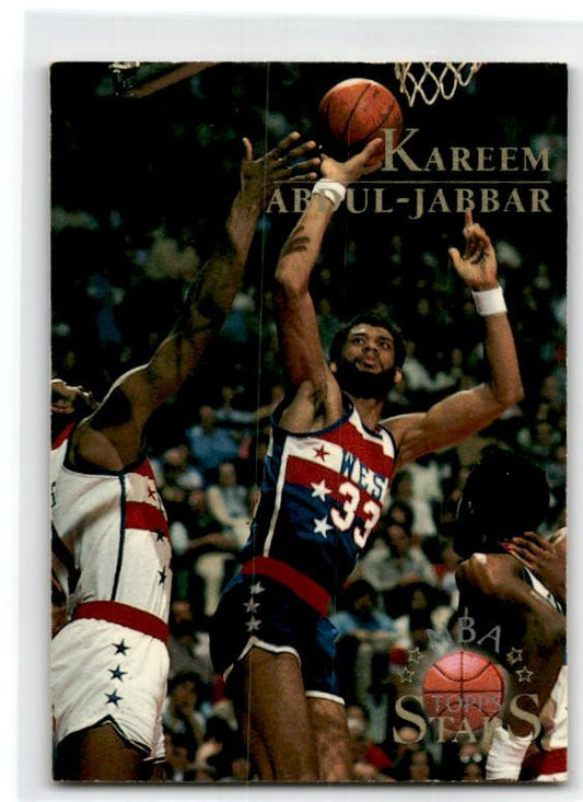 1996-97 Topps Stars #101 Kareem Abdul-Jabbar Los Angeles Lakers