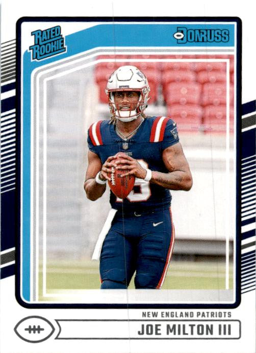 2024 Donruss #319 Joe Milton III Rookie New England Patriots