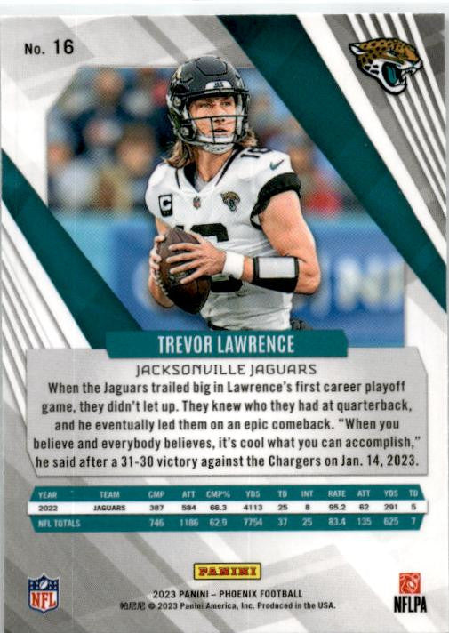 2023 Panini Phoenix #16 Trevor Lawrence Jacksonville Jaguars