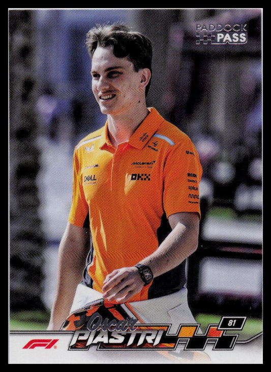 2024 Topps Paddock Pass Formula 1 #8a Oscar Piastri