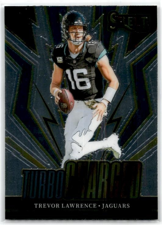 2023 Panini Select Turbocharged #TUR-TLA Trevor Lawrence Jacksonville Jaguars