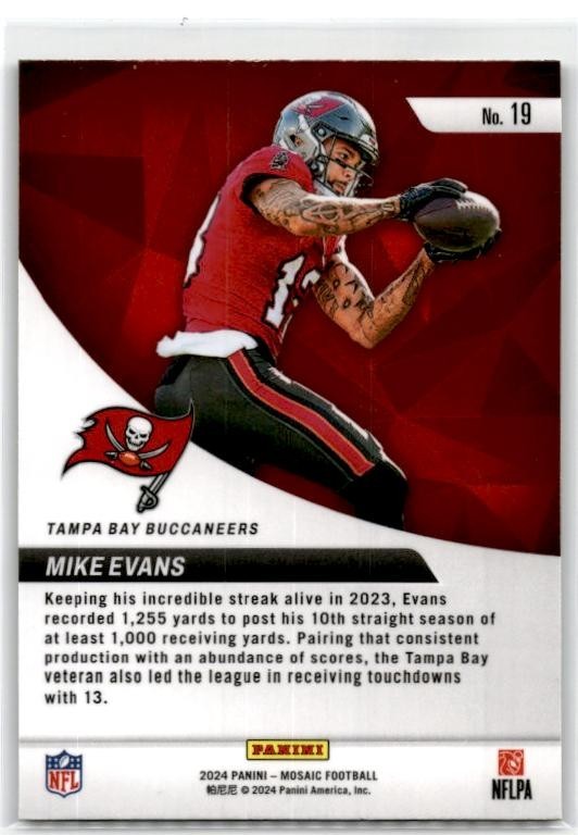 2024 Panini Mosaic #19 Mike Evans Elevate