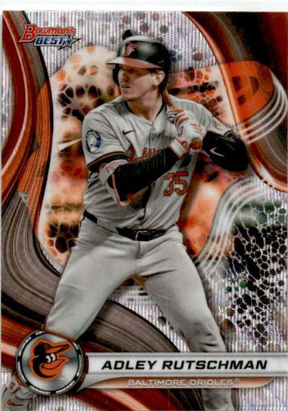 2024 Bowman's Best Wave Refractors #9 Adley Rutschman Baltimore Orioles