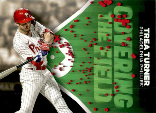 2024 Topps Covering the Field #CTF-25 Trea Turner Philadelphia Phillies