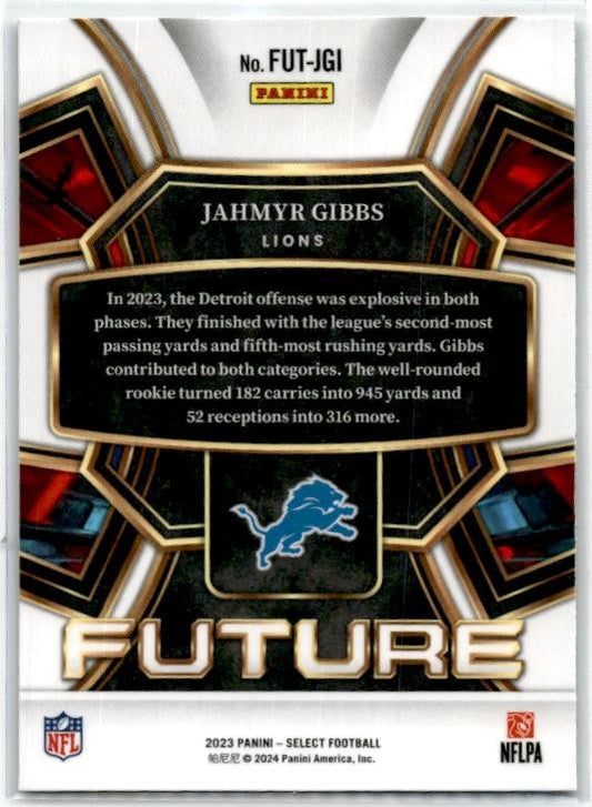 2023 Panini Select Select Future #FUT-JGI Jahmyr Gibbs Detroit Lions