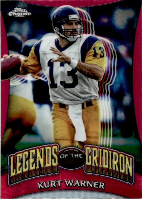 2024 Topps Chorme Pink Legends of the Gridiron # Kurt Warner Rams