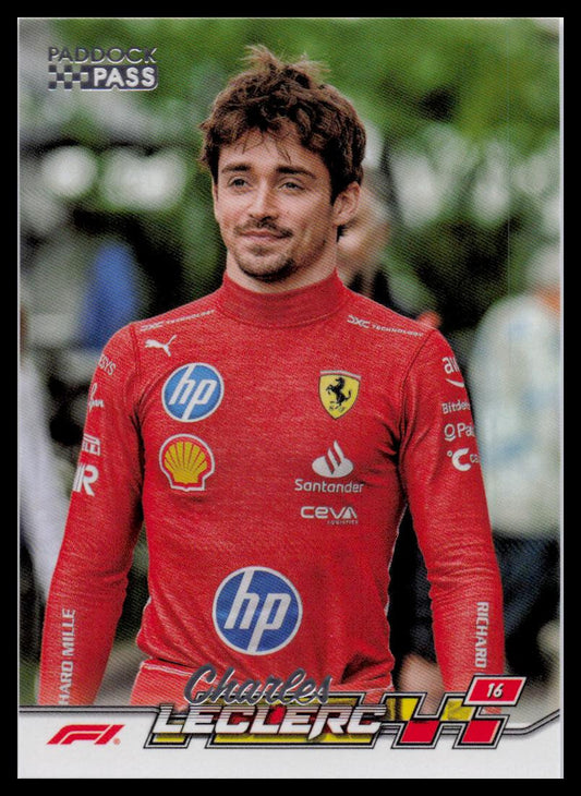 2024 Topps Paddock Pass Formula 1 #3a Charles Leclerc