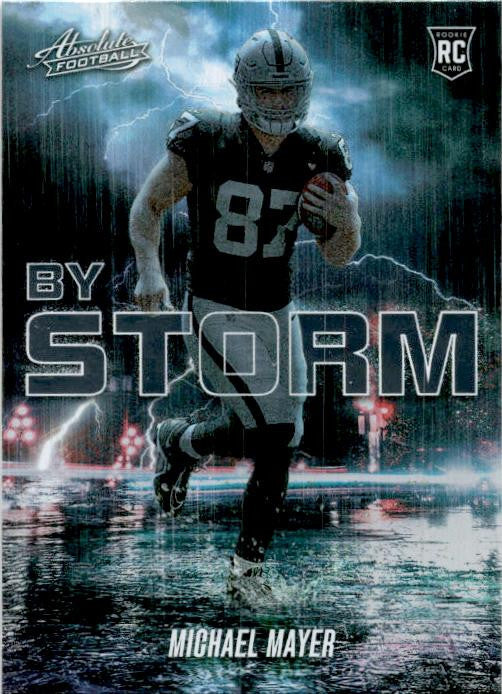 2023 Panini Absolute By Storm #BST-16 Michael Mayer Las Vegas Raiders