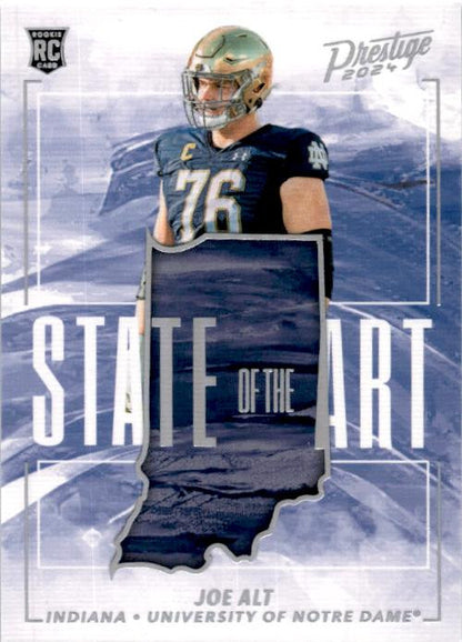 2024 Panini Prestige State of the Art #SA-JAT Joe Alt Notre Dame Fighting Irish