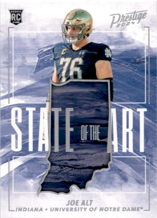 2024 Panini Prestige State of the Art #SA-JAT Joe Alt Notre Dame Fighting Irish