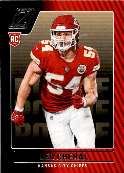 2022 Zenith #167 Leo Chenal Rookie Kansas City Chiefs