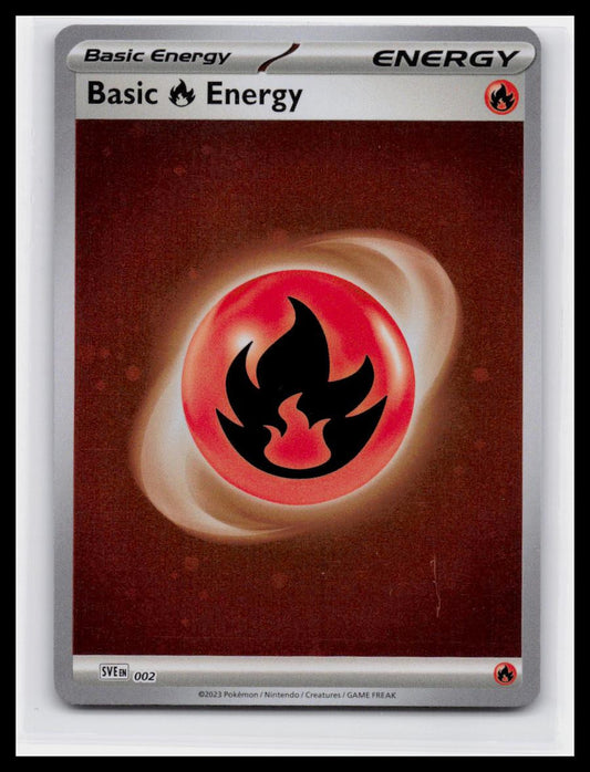 SV01: Scarlet & Violet Base Set #002 Basic Fire Energy (Cosmos Holo)