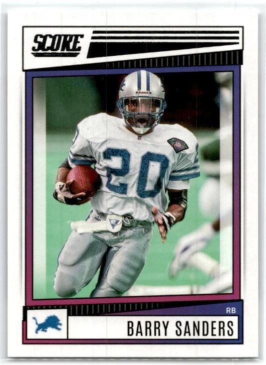 2022 Score #91 Barry Sanders Detroit Lions