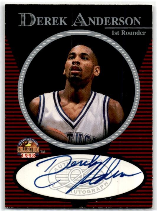 1997-98 Score Board Auto Collection Auto #NNO Derek Anderson Auto Wildcats