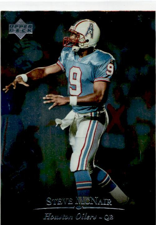 1996 Upper Deck Silver Collection #132 Steve McNair Houston Oilers
