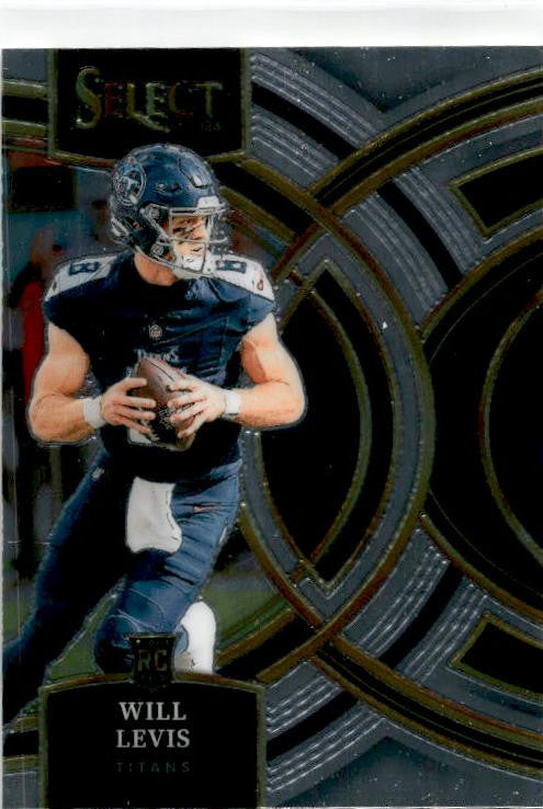 2023 Panini Select #148 Will Levis Rookie Tennessee Titans